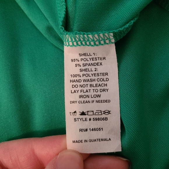 Sophia + Zeke Kelley Green Short Sleeve Dress - Picture 13 of 16